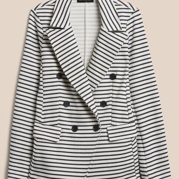 ❤️✨✨NWT Banana Republic PIQUE KNIT BLAZER - Picture 4 of 4
